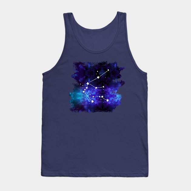 Aquarius Galaxy Tank Top by joyandgrace